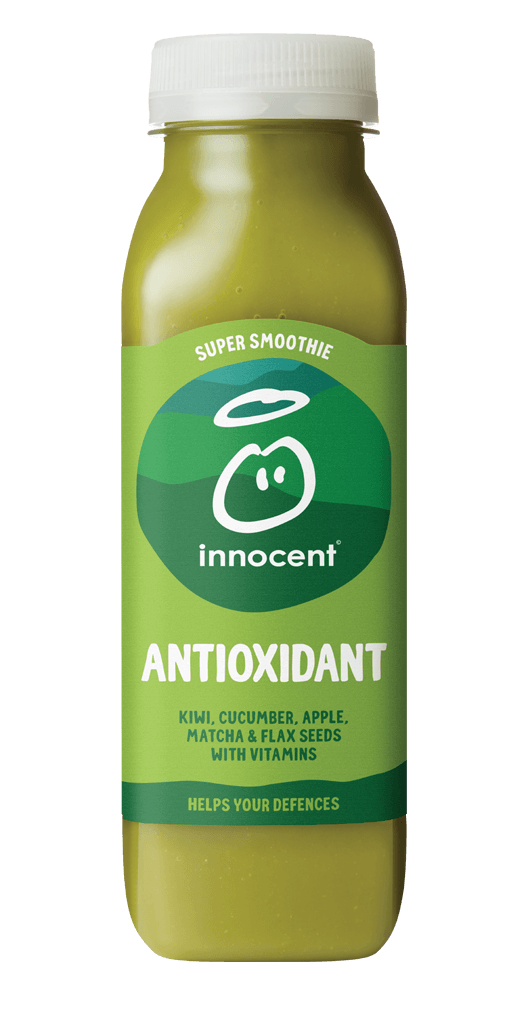 Innocent bright blue super smoothie